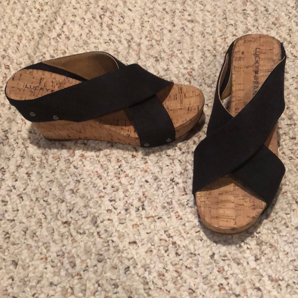 Lucky Brand wedge sandals
